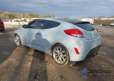 2015 Hyundai Veloster Re:flex из США, поврежденный, VIN KMHTC6AD3FU220948